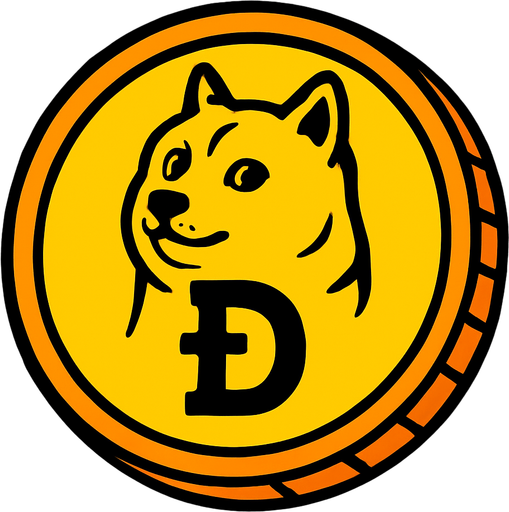 DOGE Coin.
In-Game asset.  2d.  High contrast.  No shadows