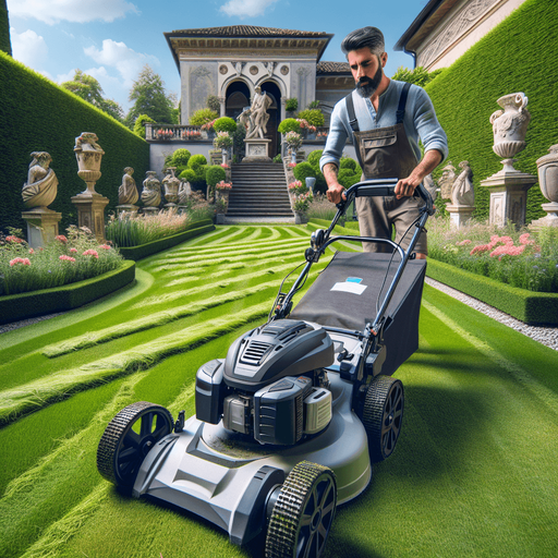 grass mower.