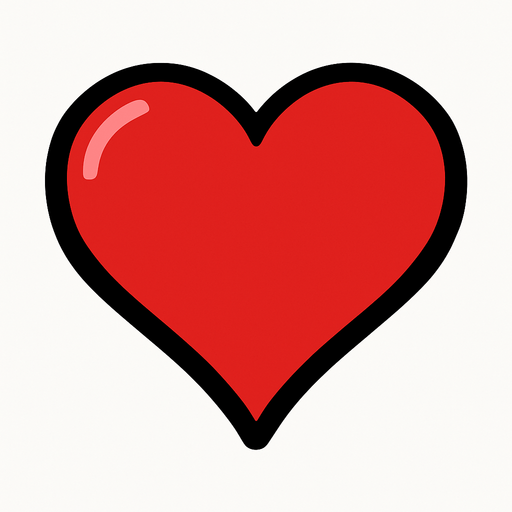 kalp.
In-Game asset.  2d.  High contrast.  No shadows