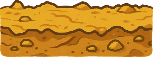 2d kum zemin.
In-Game asset.  2d.  High contrast.  No shadows