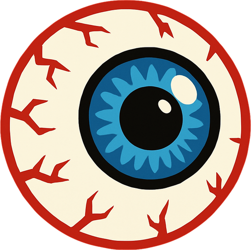 Eyeball.
In-Game asset.  2d.  High contrast.  No shadows