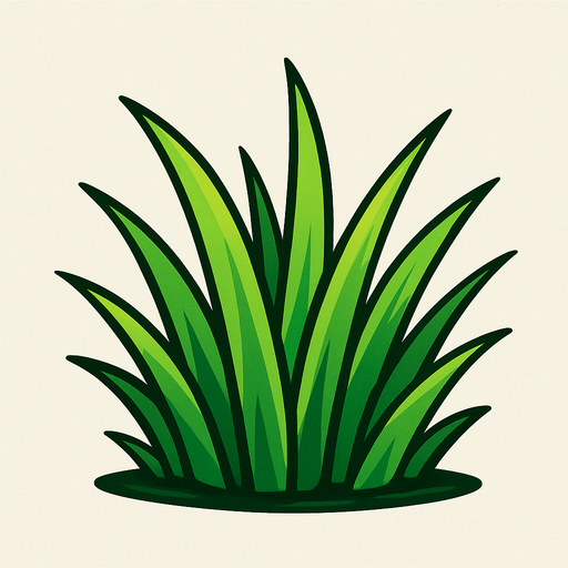 Grass.
In-Game asset.  2d.  High contrast.  No shadows