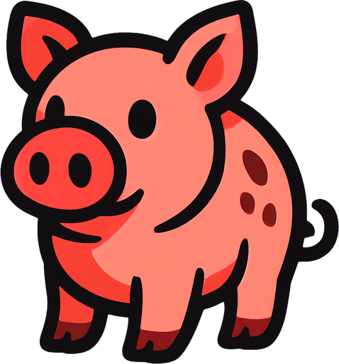 domuzcuk.
In-Game asset.  2d.  High contrast.  No shadows