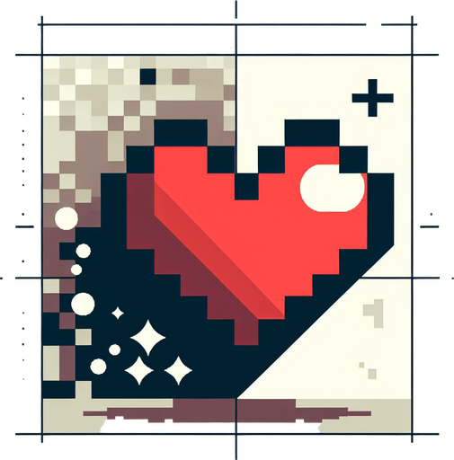heart.
Single Game Texture.  In-Game asset.  2d.  Blank background.  High contrast.  No shadows