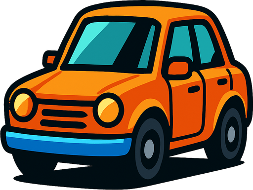Car.
In-Game asset.  2d.  High contrast.  No shadows