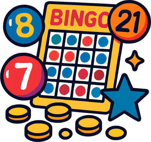 Bingo thema.
In-Game asset.  2d.  High contrast.  No shadows