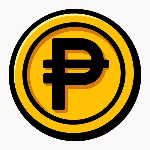 Que sea tipo una moneda que tenga el signo peso él medio.
In-Game asset.  2d.  High contrast.  No shadows