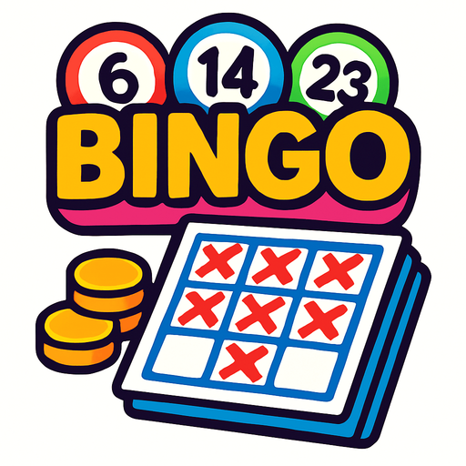 Bingo thema.
In-Game asset.  2d.  High contrast.  No shadows