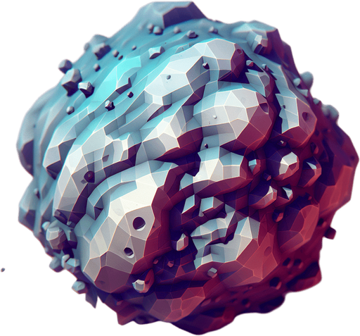 2d interactive and dynamic asteroid images.
Single Game Texture.  In-Game asset.  2d.  Blank background.  High contrast.  No shadows