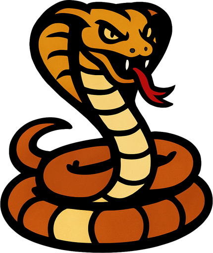 Cobra.
In-Game asset.  2d.  High contrast.  No shadows