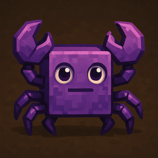 purple square crab.
In-Game asset