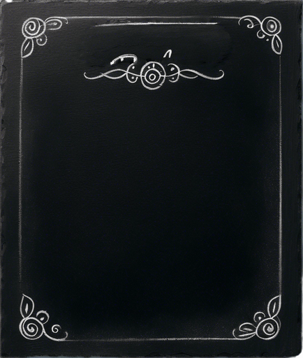 "RULES" handwritten in chalk