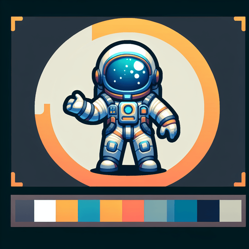 космонавт.
Single Game Texture. In-Game asset. 2d. Blank background. High contrast. No shadows.