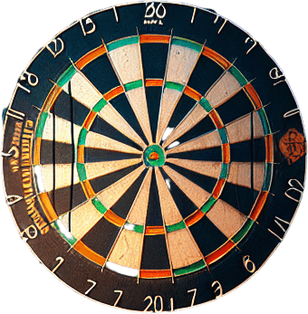 Dart shooting practice room.
Single Game Texture.  In-Game asset.  2d.  Blank background.  High contrast.  No shadows