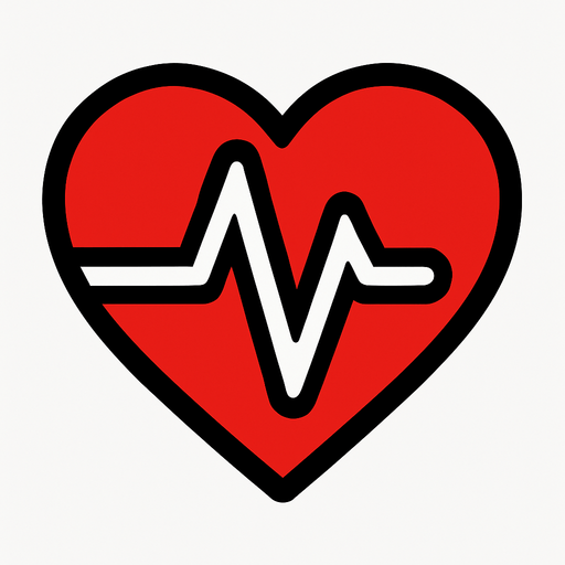 heart beat.
In-Game asset.  2d.  High contrast.  No shadows