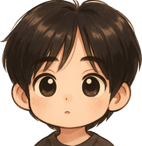 make him in cartoon chibi style, retains his characteristic features as his round face with soft cheeks, big innocent baby eyes and a curious maknae look