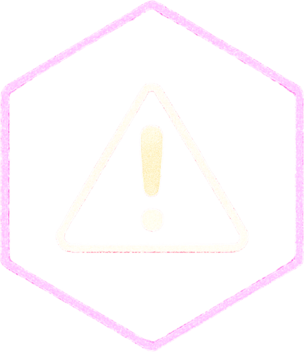 - Shape: a glowing neon **circle or hexagon**
- Color: bright **red or magenta**
- Inner symbol: a small white or yellow **skull**, **explosion**, or **⚠️ warning icon** in the center
- Glow: apply a soft outer glow that pulses slightly
- Visual style: match the **synthwave aesthetic** (think neon, arcade, retro-futuristic)
- Size: same as the existing note blocks
- Animation: gently pulsate or shimmer while falling.
In-Game asset.  2d.  High contrast.  No shadows