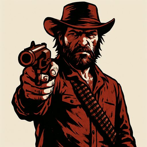 Make me a enemy for RDR2.
In-Game asset.  2d.  High contrast.  No shadows