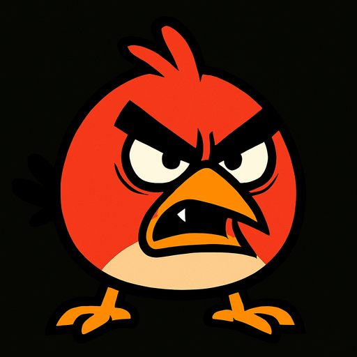 Düşman angry birdse benzesin.
In-Game asset.  2d.  High contrast.  No shadows
