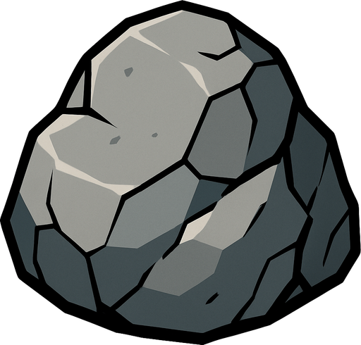 piedra.
In-Game asset.  2d.  High contrast.  No shadows