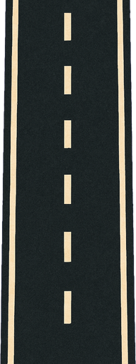 Dikey bir yol yap kara yolu.
In-Game asset.  2d.  High contrast.  No shadows