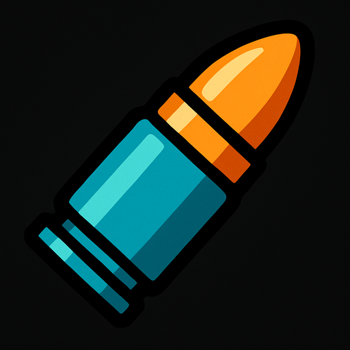 Mermi.
In-Game asset.  2d.  High contrast.  No shadows