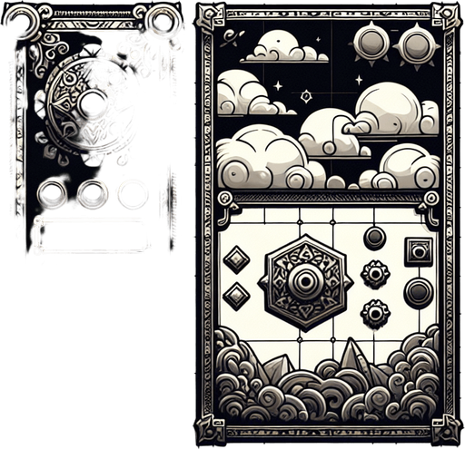 manual.
Single Game Texture.  In-Game asset.  2d.  Blank background.  High contrast.  No shadows