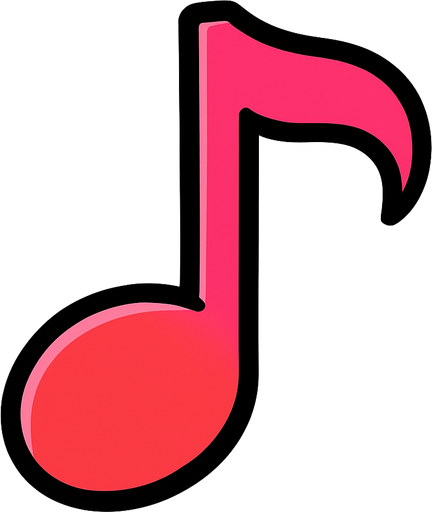 Nota musical 2d
In-Game asset.  2d.  High contrast.  No shadows