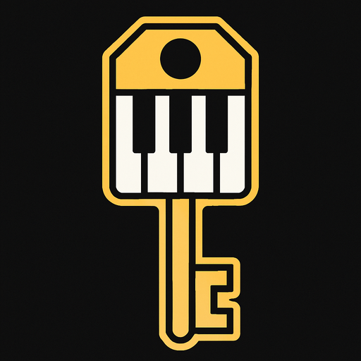 make me a trap key for piano 80x180.
In-Game asset.  2d.  High contrast.  No shadows