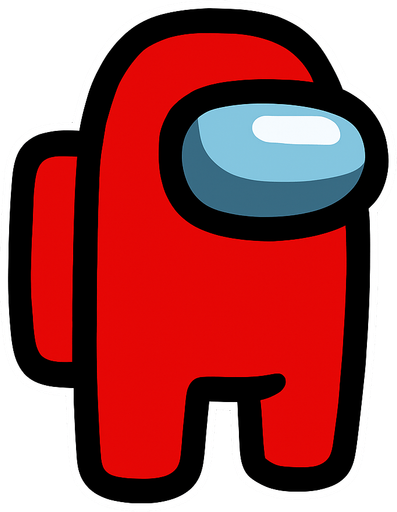 Among US.
In-Game asset.  2d.  High contrast.  No shadows