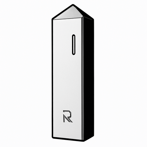 Shape: A tall, sleek, perhaps slightly intimidating rectangular or obelisk-like structure. Think modern skyscraper aesthetics scaled down.
Material/Color: Polished chrome, brushed aluminum, dark grey, or a very clean white. Minimalist.
Details:
Maybe a single, subtly glowing slit or a small, focused lens near the top where the "restructuring energy" will eventually be directed from (though the actual effect happens on the target).
Very clean lines, sharp edges.
A small, almost unnoticeable corporate logo (maybe a stylized "R" or an abstract "efficiency" symbol).
No visible moving parts when idle. It's about quiet, decisive power.
Meme Angle: Evokes the feeling of an unapproachable, all-powerful corporate entity or a consultant's "black box" solution..
In-Game asset.  2d.  High contrast.  No shadows