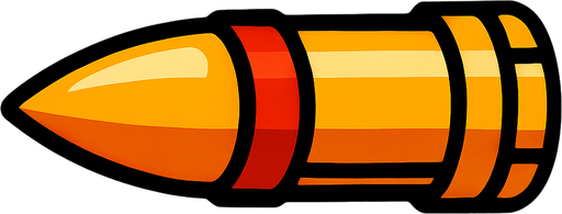 tank mermisi.
In-Game asset.  2d.  High contrast.  No shadows