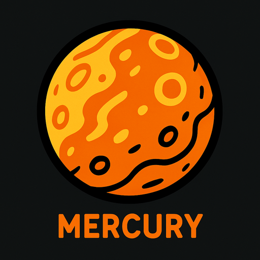 Mercury.
In-Game asset.  2d.  High contrast.  No shadows