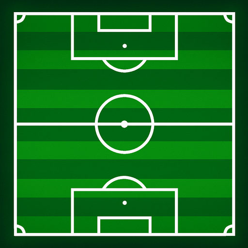 soccer field 2d ingame asset high contrast no shadows.
In-Game asset.  2d.  High contrast.  No shadows
