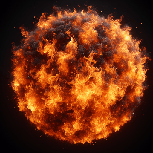 fire.
Single Game Texture.  In-Game asset.  2d.  Blank background.  High contrast.  No shadows