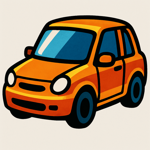 Car.
In-Game asset.  2d.  High contrast.  No shadows