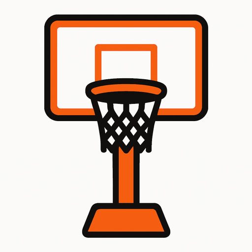 ı need basketball station.
In-Game asset.  2d.  High contrast.  No shadows