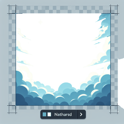 Gök yüzü 2D.
Single Game Texture.  In-Game asset.  2d.  Blank background.  High contrast.  No shadows