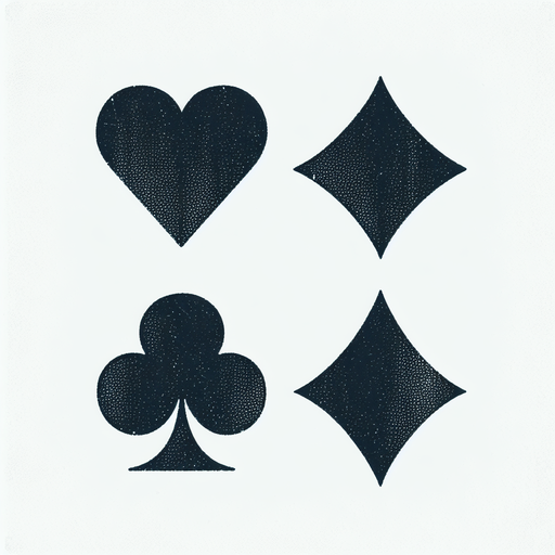 Heart, spade, club, diamond. No background. No shade. Single Game Texture. In-Game asset. 2d. Blank background. High contrast. No shadows..
Single Game Texture. In-Game asset. 2d. Blank background. High contrast. No shadows.