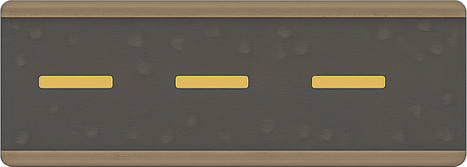 road. No background. Transparent background. Blank background. No shadows. 2d. In-Game asset. flat