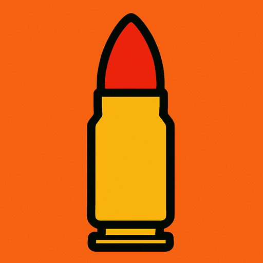 bullet.
2d.  High contrast.  No shadows