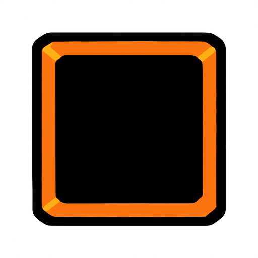 block.
In-Game asset.  2d.  High contrast.  No shadows