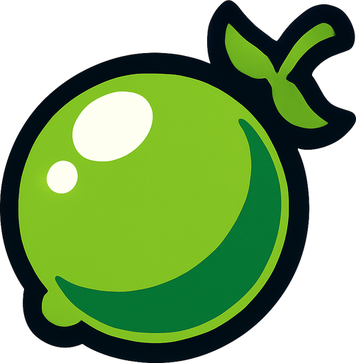 Un guisante.
In-Game asset.  2d.  High contrast.  No shadows