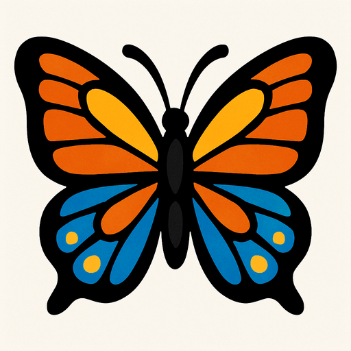 Butterfly.
In-Game asset.  2d.  High contrast.  No shadows