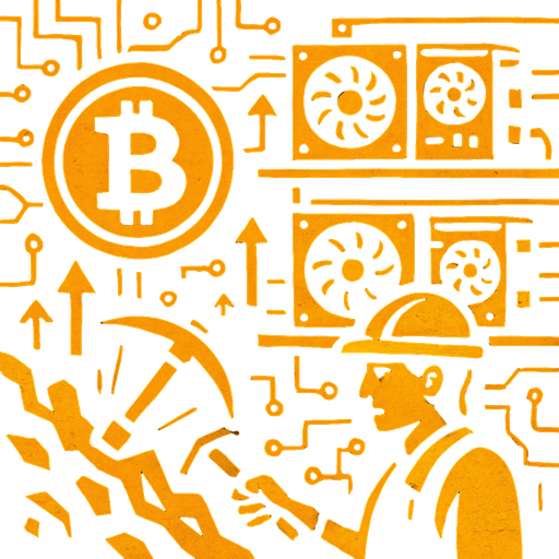 Bitcoin madenciliği yapılan bir ortamın duvar kağıdı.
In-Game asset.  2d.  High contrast.  No shadows