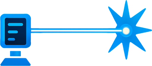 Blue laser light 2d game.
In-Game asset.  2d.  High contrast.  No shadows