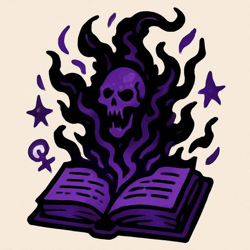 Black magic from fantasy.
In-Game asset.  2d.  High contrast.  No shadows