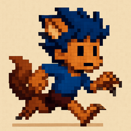 Corriendo , pixelart