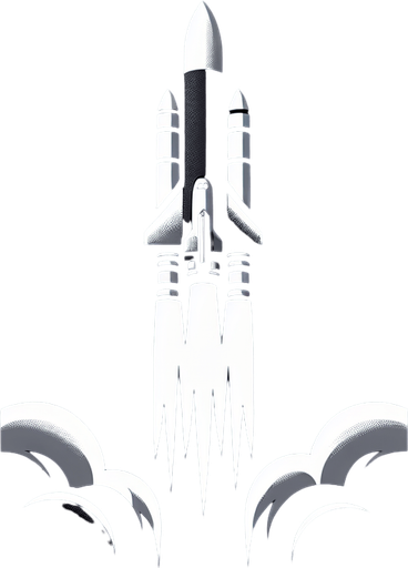 ракета, снаряд летит вверх.
Single Game Texture. In-Game asset. 2d. Blank background. High contrast. No shadows.