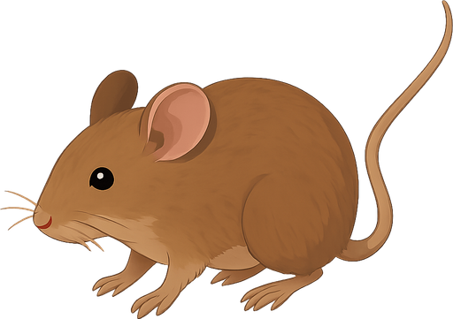 mouse. No background. Transparent background. Blank background. No shadows. 2d. In-Game asset. flat